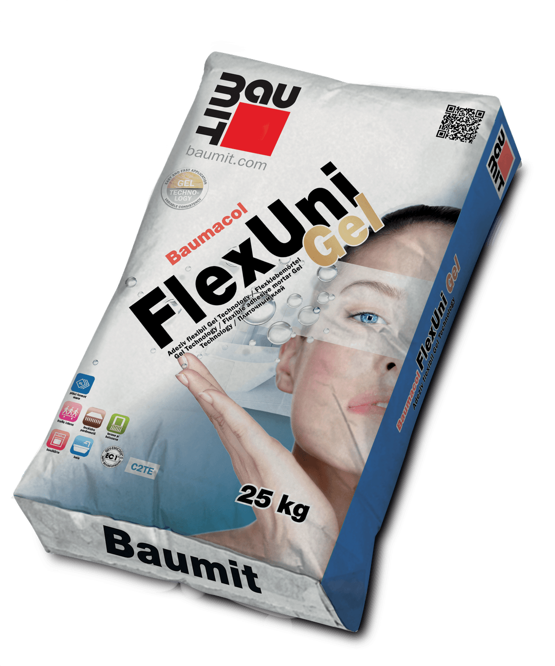 Baumit Adeziv FlexUni GEL, int/ext pentru gresie si faianta 25 kg