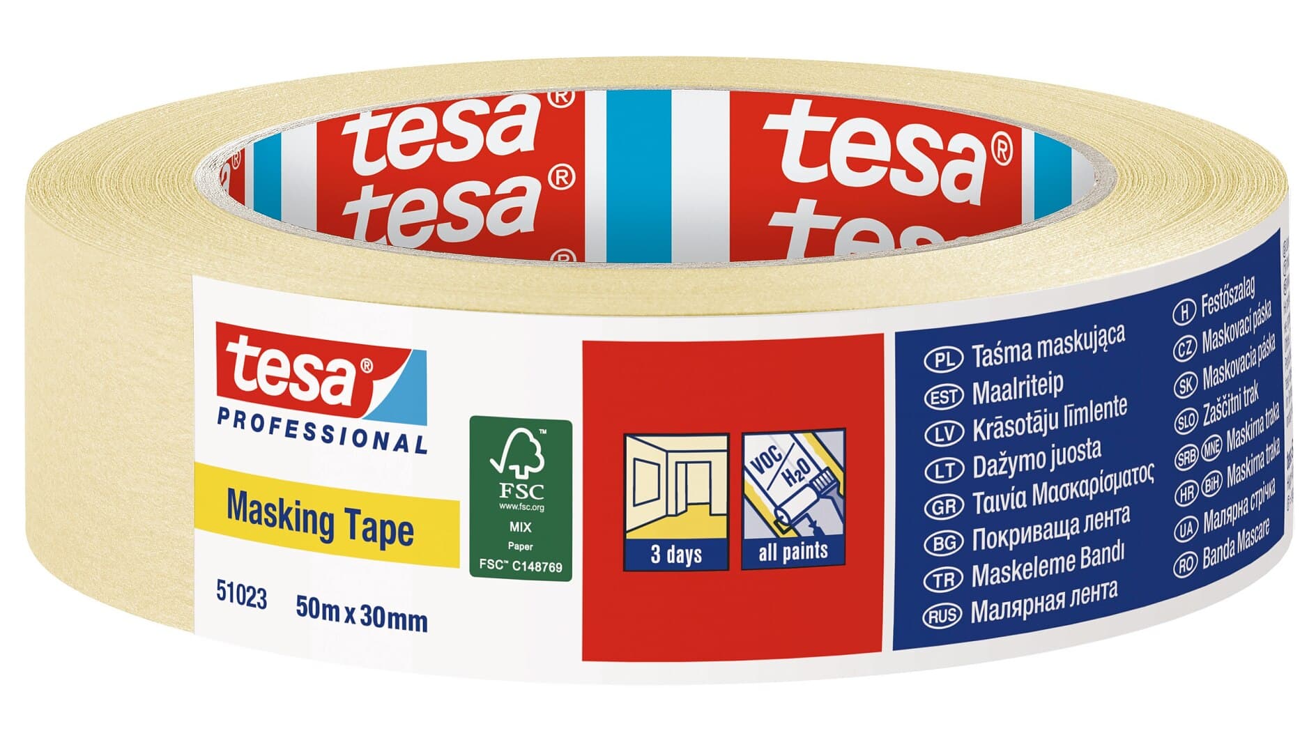 Banda de mascare Tesa Professional 51023 50m*30mm