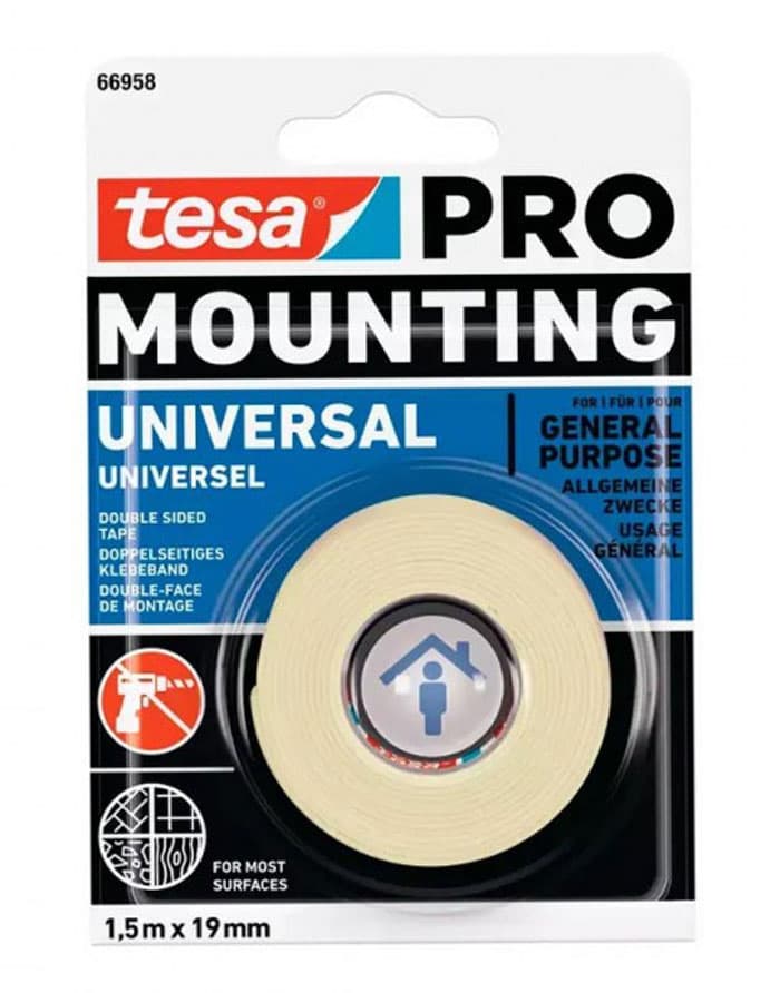 Banda dubluadeziva Tesa Universala 66958 1,5m*19mm
