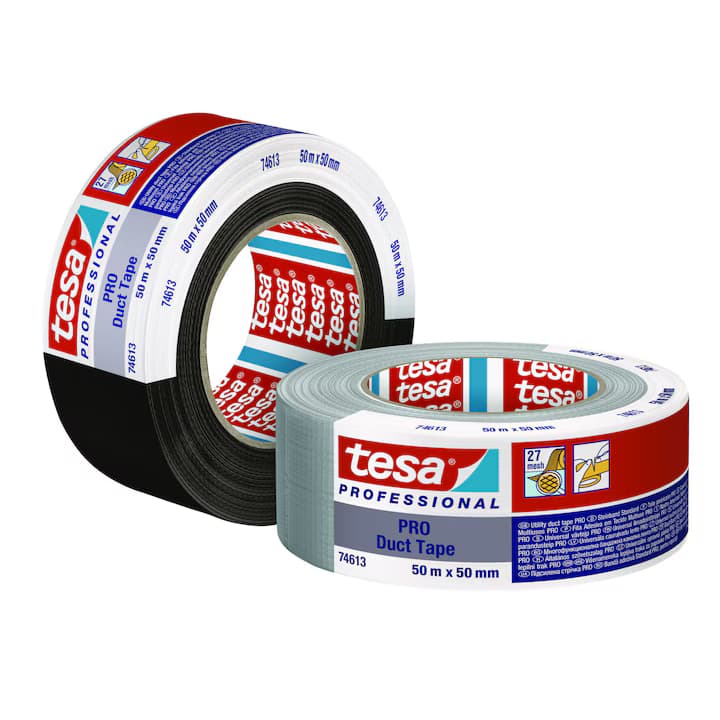 Banda adeziva armata NEGRU, 74613, 50m*50mm