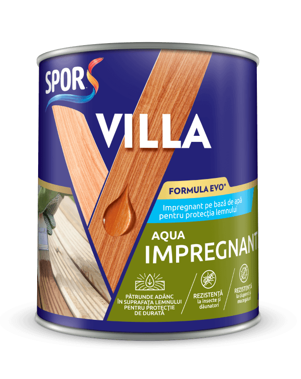 Spor Villa Yacht Impregnant 0.75l, pe baza de apa
