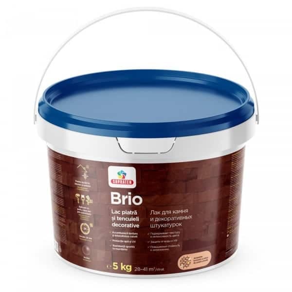 Lac acrilic piatra BRIO incolor 5 kg  6000227
