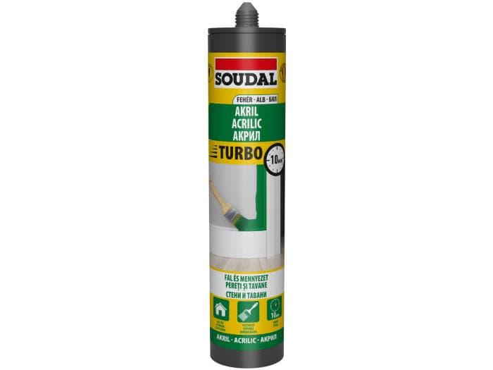 SOUDAL Mastic acrilic Turbo, alb, 280ml 122878