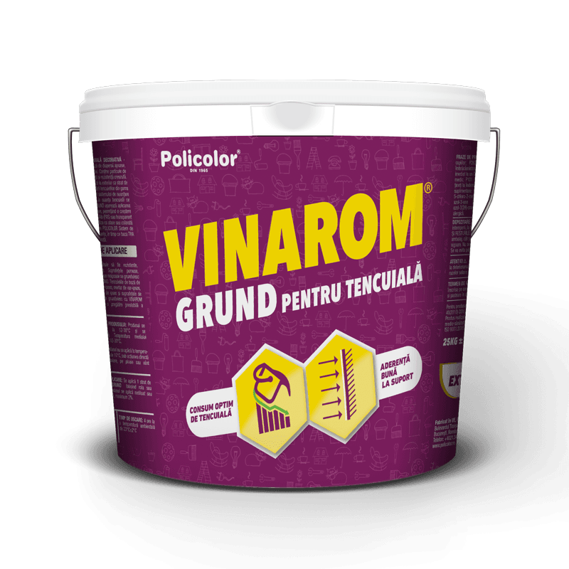 VINAROM 4l, grund cu nisip de cuart pentru tencuieli decorative