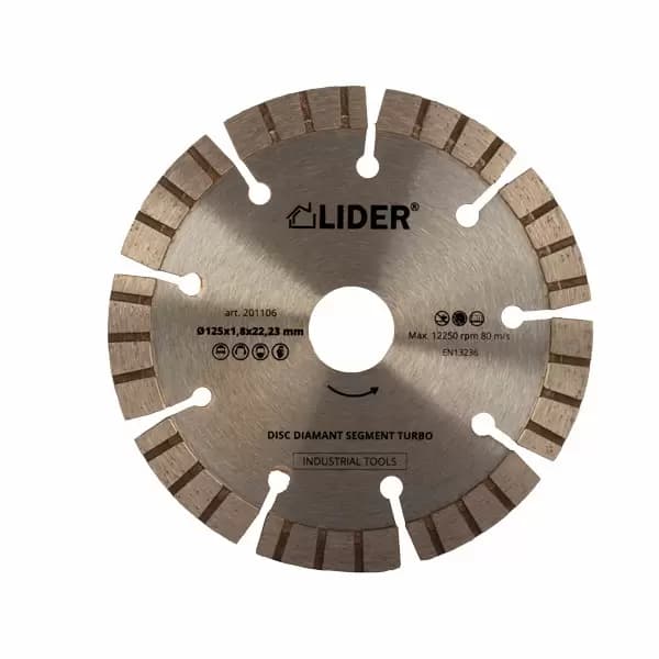 Disc diamant segmentat 125x1.8x22.23  200406